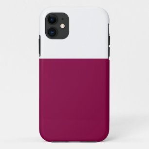 Case-Mate iPhone Case Moderne et élégant bloc de couleur rouge canneberg