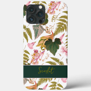 Case-Mate iPhone Case Moderne et élégant feuilles de printemps vert et f
