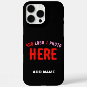 COQUE iPhone 16 PRO MAX MODERNE ET MODERNE PERSONNALISABLE NOIR VÉRIFIÉ