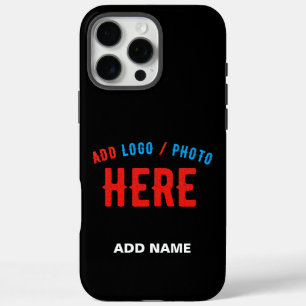 COQUE iPhone 16 PRO MAX MODERNE ET MODERNE PERSONNALISABLE NOIR VÉRIFIÉ