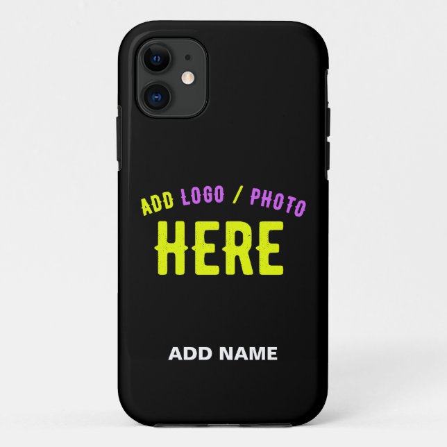 COQUES Case-Mate iPhone MODERNE ET MODERNE PERSONNALISABLE NOIR VÉRIFIÉ (Dos)