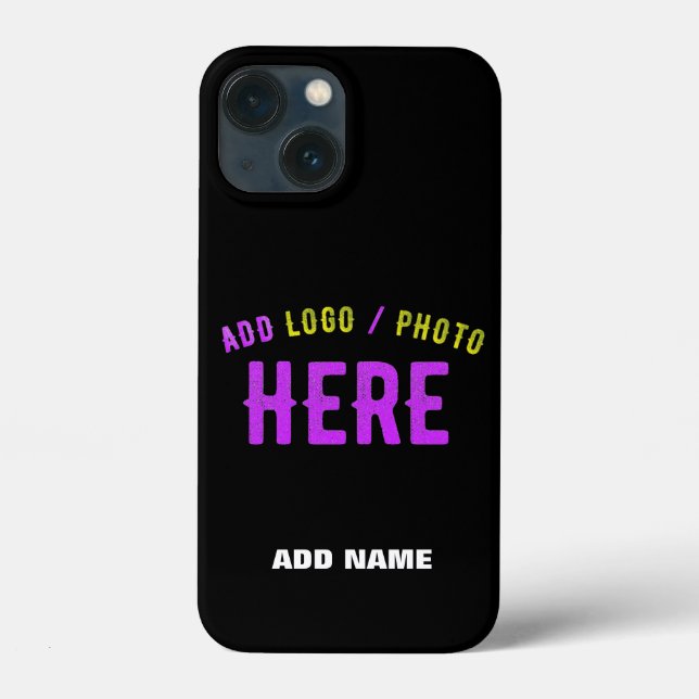 COQUES Case-Mate iPhone MODERNE ET MODERNE PERSONNALISABLE NOIR VÉRIFIÉ (Verso)