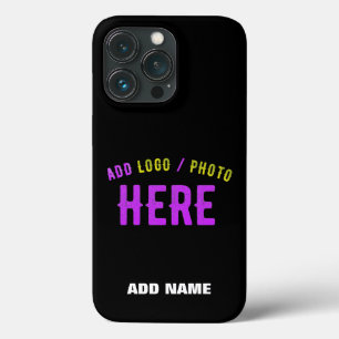 Case-Mate iPhone CASE MODERNE ET MODERNE PERSONNALISABLE NOIR VÉRIFIÉ