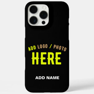 COQUE iPhone 16 PRO MAX MODERNE ET MODERNE PERSONNALISABLE NOIR VÉRIFIÉ