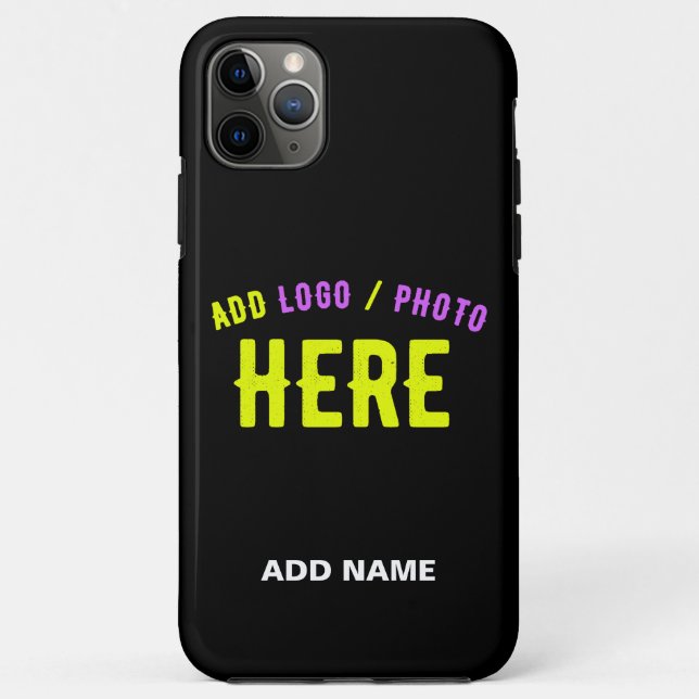 COQUES Case-Mate iPhone MODERNE ET MODERNE PERSONNALISABLE NOIR VÉRIFIÉ (Dos)