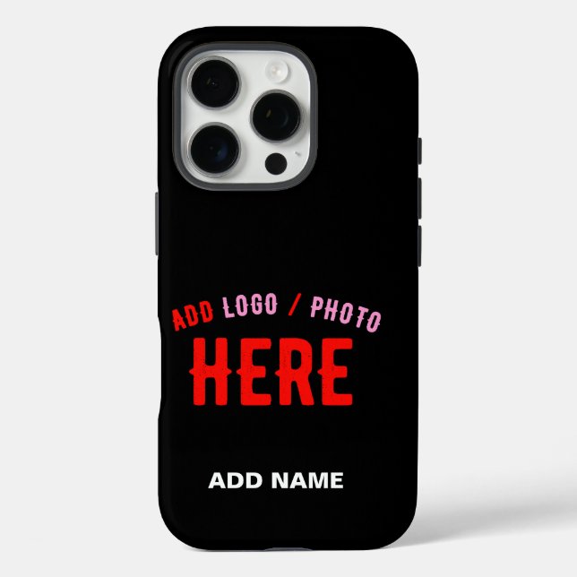 COQUES Case-Mate iPhone MODERNE ET MODERNE PERSONNALISABLE NOIR VÉRIFIÉ (Verso)