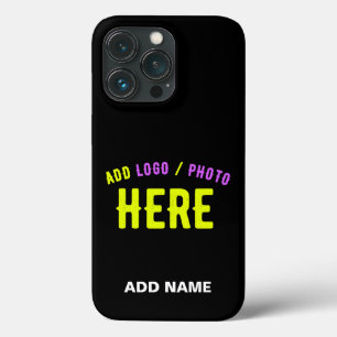 Case-Mate iPhone CASE MODERNE ET MODERNE PERSONNALISABLE NOIR VÉRIFIÉ