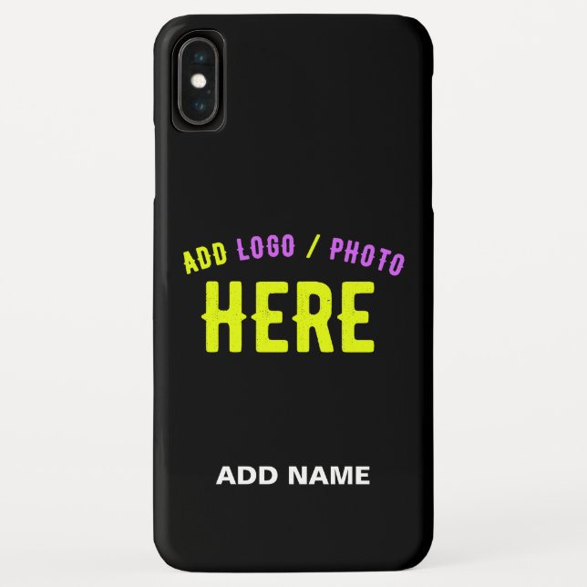 COQUES Case-Mate iPhone MODERNE ET MODERNE PERSONNALISABLE NOIR VÉRIFIÉ (Dos)