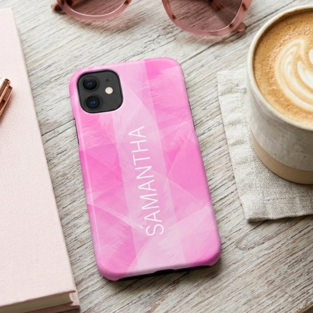 Coques Case-Mate iPhone Moderne Féminin Rose Aquarelle Élégant (Créateur téléchargé)