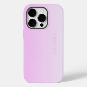 Coque Case-Mate iPhone Moderne Gradients Pink Minimaliste Personnaliser