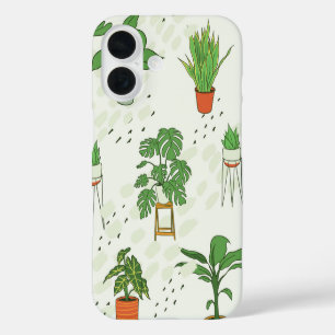 Coque Pour iPhone 16 Moderne minimaliste Houseplant