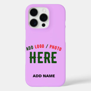 COQUE iPhone 16 PRO MODERNE MODERNE PERSONNALISABLE MAUVE VÉRIFIÉE MAR