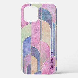 Case-Mate iPhone Case Moderne Monogramme de Ligne Rétro Élégant