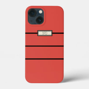 Case-Mate iPhone Case Moderne Monogramme Élégant Monogrammé Cool Rouge M