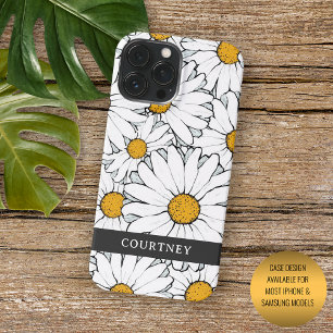 Coque Case-Mate iPhone Moderne motif floral de marguerite de cottage camp
