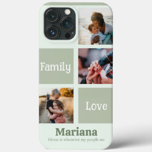 Case-Mate iPhone Case moderne Pastel Green famille Téléphone Caisson gri