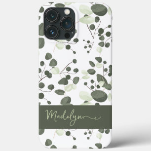 Case-Mate iPhone Case Moderne Personnalisé Chic vert Eucalyptus motif