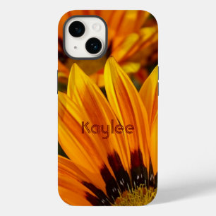 Coque Case-Mate iPhone Moderne Personnalisé Orange Daisy Floral