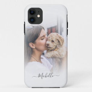 Case-Mate iPhone Case Moderne Personnalisé Une Photo Blanc Gradient iPho
