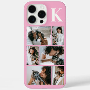 Coque iPhone 16 Pro Max Moderne Photo Rose 6 Animaux de Compagnie