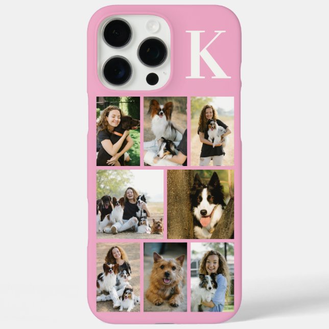 Coques Case-Mate iPhone Moderne Photo Rose 8 Animaux de Compagnie (Verso)