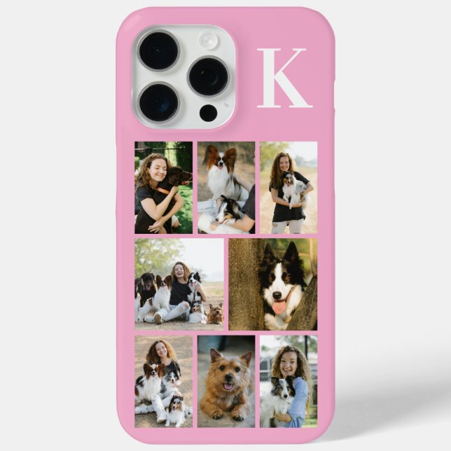 Coques Case-Mate iPhone Moderne Photo Rose 8 Animaux de Compagnie (Verso)