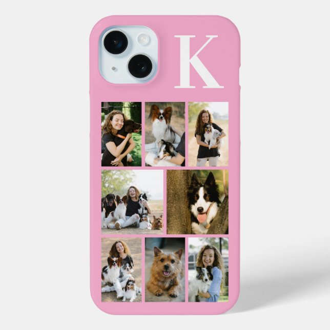 Coques Case-Mate iPhone Moderne Photo Rose 8 Animaux de Compagnie (Verso)