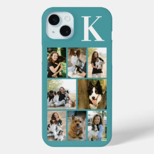 Coque Case-Mate iPhone Moderne Photo Teal 8 Animaux de Compagnie