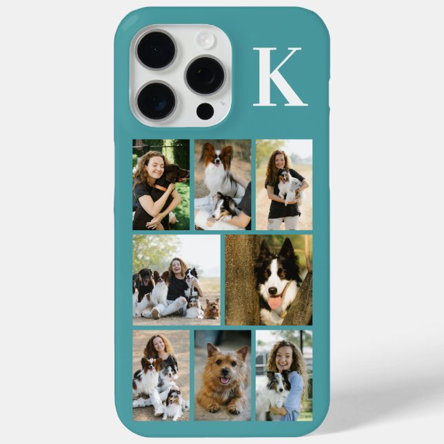 Coques Case-Mate iPhone Moderne Photo Teal 8 Animaux de Compagnie (Verso)