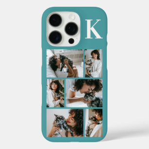 Coque iPhone 16 Pro Moderne Photo Turquoise 6 Animaux de Compagnie