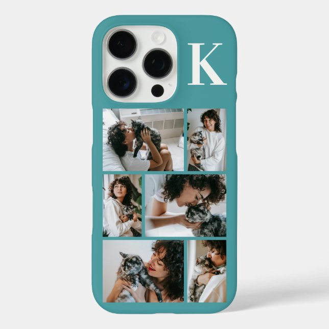 Coques Case-Mate iPhone Moderne Photo Turquoise 6 Animaux de Compagnie (Verso)