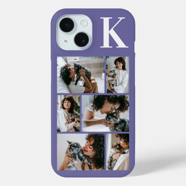 Coques Case-Mate iPhone Moderne Photo Violet 6 Animaux de Compagnie (Verso)