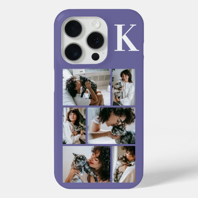 Coques Case-Mate iPhone Moderne Photo Violet 6 Animaux de Compagnie (Verso)