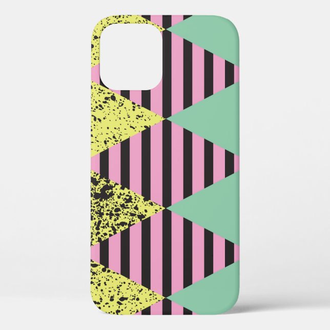 Coques Case-Mate iPhone Moderne Rhombus : Style Abstrait Sans Couche. (Verso)