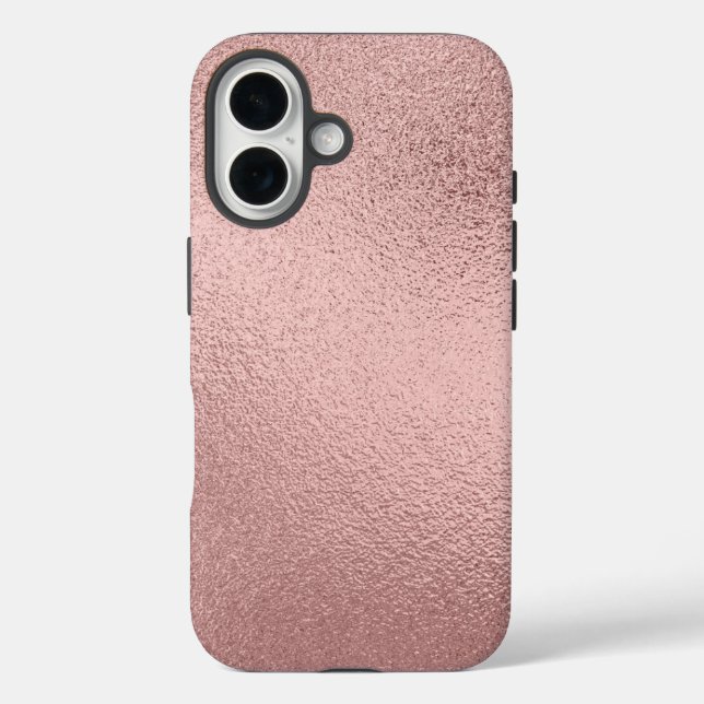 Coques Case-Mate iPhone Moderne Rose Doré Sarcelle  (Verso)