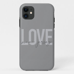 Case-Mate iPhone Case Moderne, simple, cool, design urbain Amour New Jer