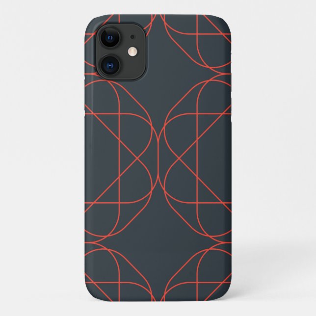 Coques Case-Mate iPhone Moderne, simple, mignon, motif géométrique ludique (Dos)
