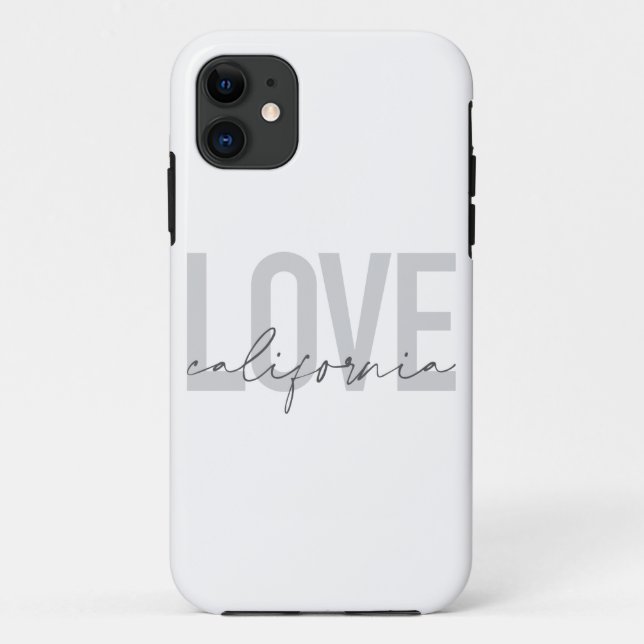 Coques Case-Mate iPhone Moderne, urbain, tendance, design cool Love Califo (Dos)