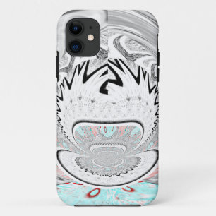 Coque Case-Mate iPhone Moderne Urban Ash Gris Flora Abstrait Motif Art
