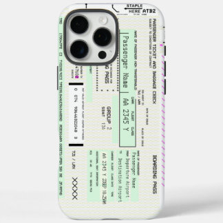 Coque iPhone 16 Pro Max Modifier Cette Passe D'Embarquement Aérienne Ver2