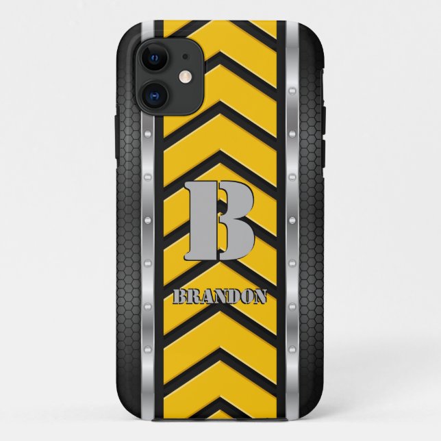 Coques Case-Mate iPhone Modifier le nom initial Ajouter le nom Sécurité Ja (Dos)