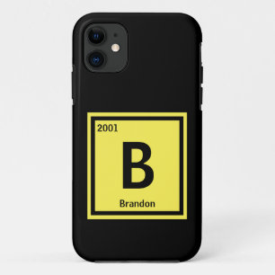Case-Mate iPhone Case Modifier le nom initial Ajouter le nom Texte Année