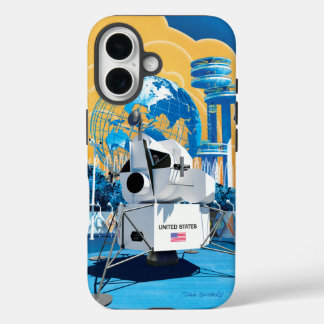 Coque Pour iPhone 16 Module lunaire de la Foire mondiale (Jour) : Boîti