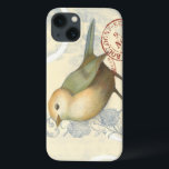 Coques Pour iPhone Moineau jaune et vert sur l'arrière - plan vintage<br><div class="desc">Cette image croquis-inspirée est parfaite pour votre collection d'oiseau. Elle est simple et belle pour ajouter sur n'importe quel produit et satisfera n'importe quel amant vintage d'art. Choisissez cet artprint aujourd'hui.</div>