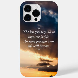 Coque Case-Mate iPhone Moins vous répondez aux personnes négatives Sunset