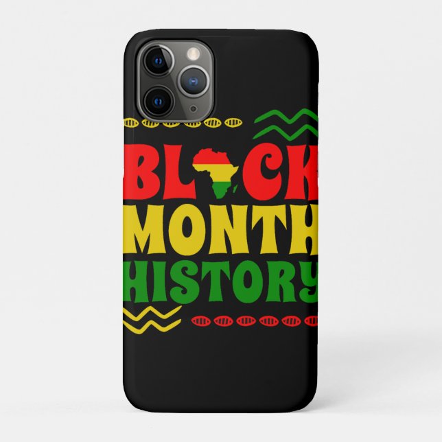 Coques Case-Mate iPhone Mois de l'histoire des Noirs, Afro-Américains (Dos)
