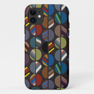 Case-Mate iPhone Case Moitié ovale rayée de la Masculine