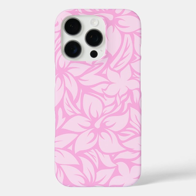 Coques Case-Mate iPhone Moloaa Bay Hawaii Hibiscus Tonal Rose (Verso)