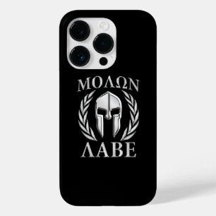 Coque Case-Mate iPhone Molon Labe Laurels au casque spartiate
