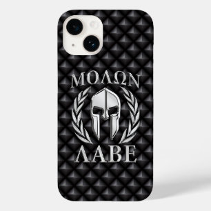 Coque Case-Mate iPhone Molon Labe Laurels au casque spartiate